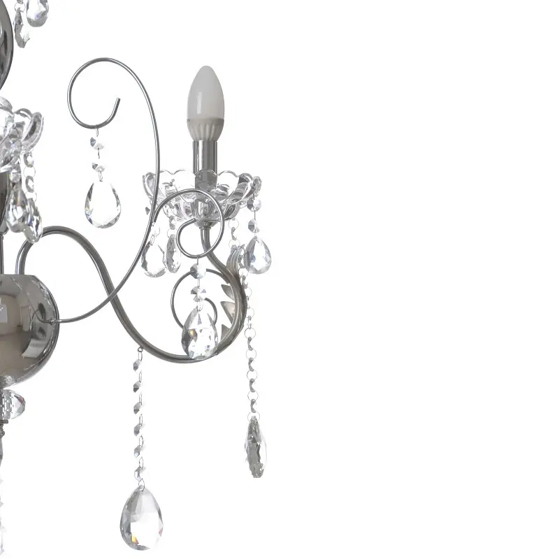 Люстра свеча Brille подвесная хрустальная E14 60W (BCL-658S/3) - фото 5