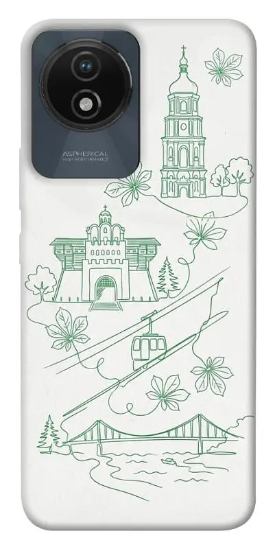 TPU чохол Demsky Heart of Kyiv для Vivo Y02