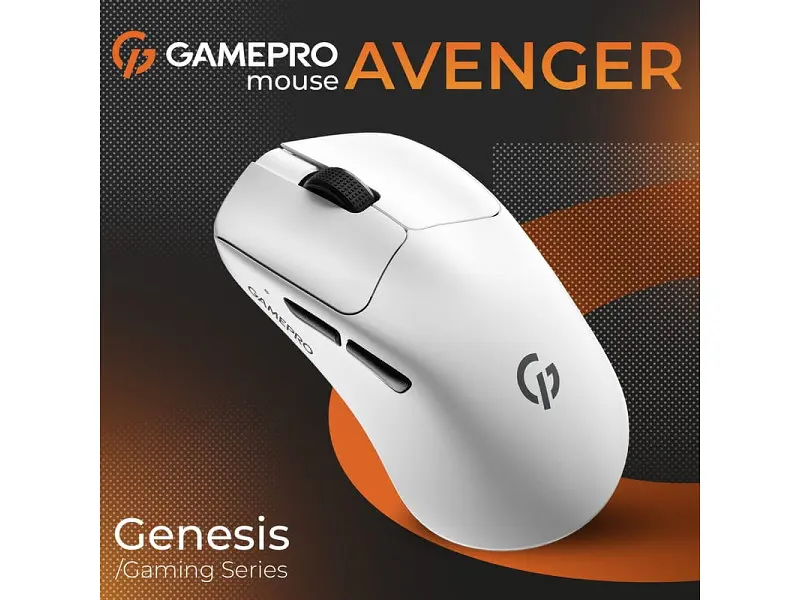 Миша GamePro Genesis Avenger White (GM096W) - фото 5
