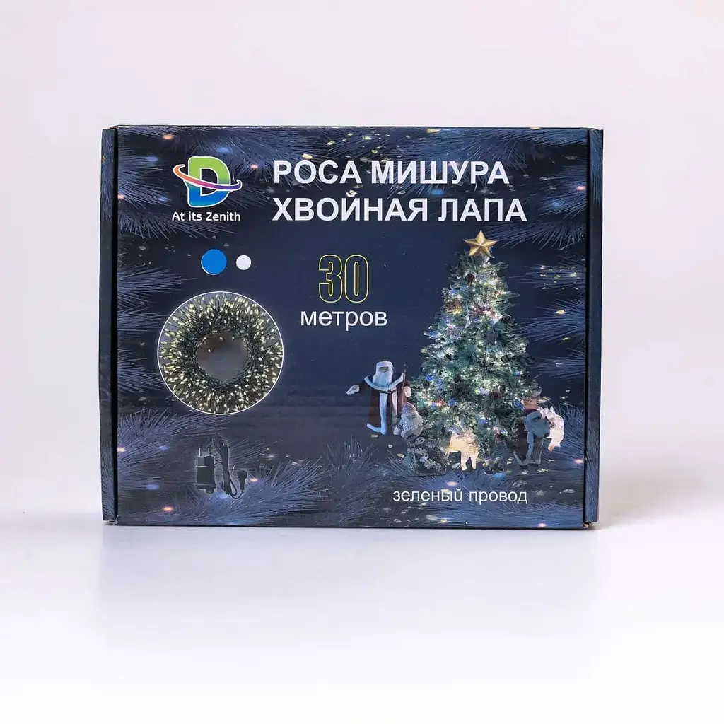 Гірлянда-нитка GarlandoPro Хвойна лапа 640 LED 30 м, жовто-блакитний (D1750Y) - фото 9