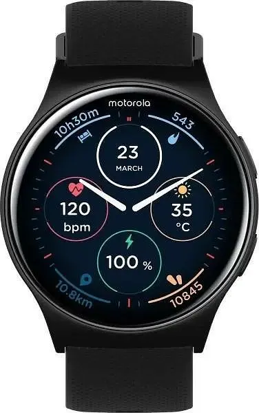Смарт-годинник Motorola Moto Watch 120 Phantom Black - фото 5