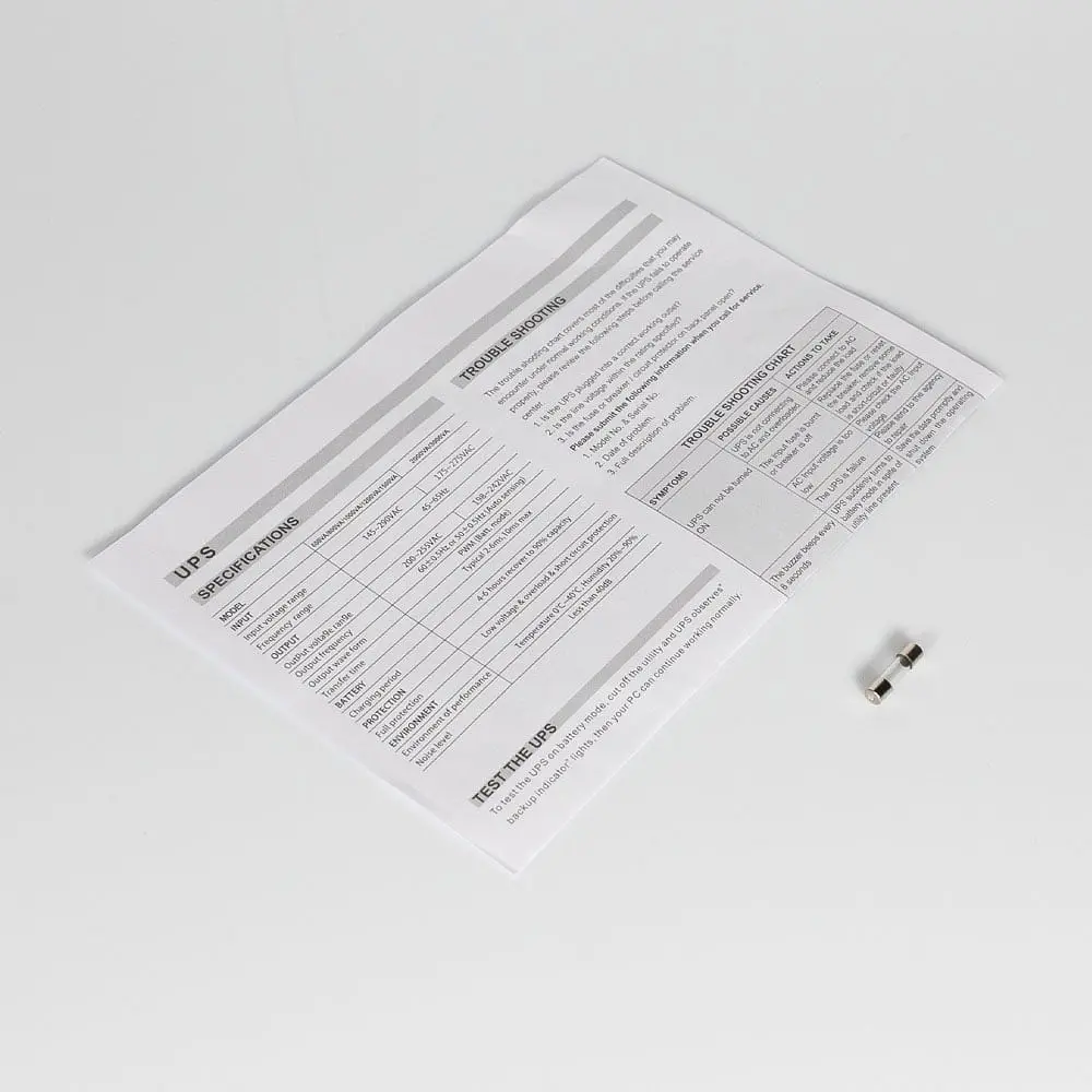 Джерело безперебійного живлення KRF-1200VA/720W(LED) UPS Kraft (42-00005) - фото 7
