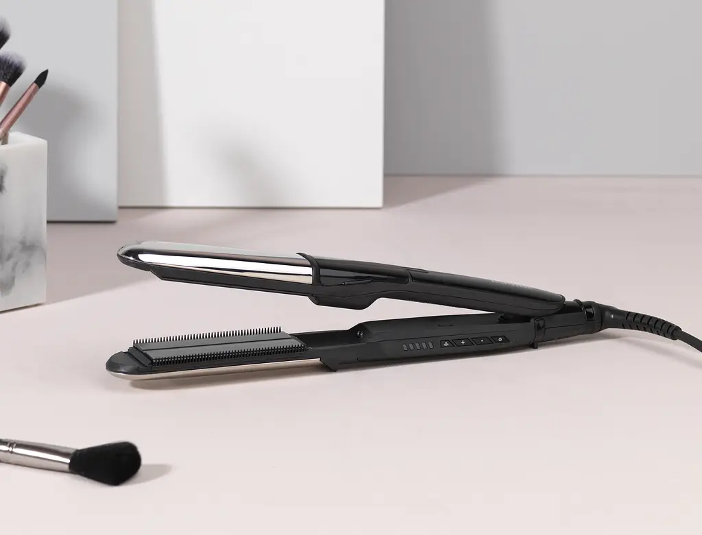 Випрямляч для волосся BaByliss ST496E з функцією парі, 67 Вт, чорний - фото 6