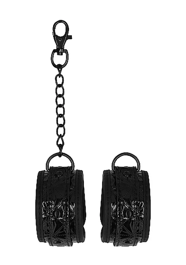 Наручники Ouch! Luxury Hand Cuffs (чорний) - фото 9
