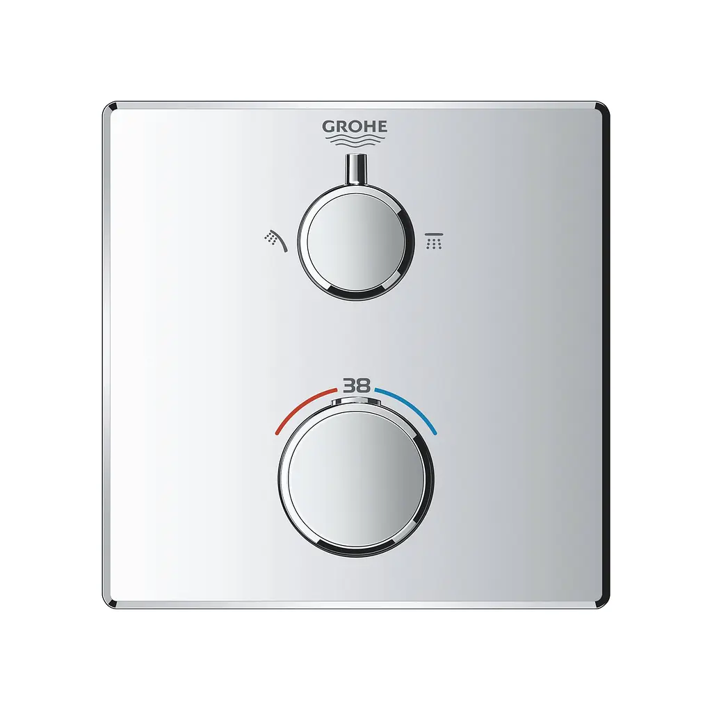 Душова система прихованого монтажу Grohe Grohtherm Cube 26415SC0, Хром - фото 11