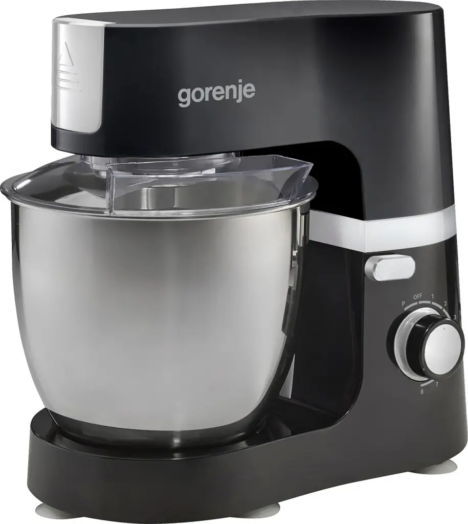 Gorenje Кухонная машина Gorenje 1500Вт, чаша-метал, корпус-пластік-7л, насадок-3, чорний - фото 2