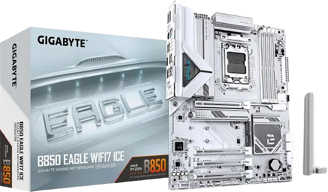 Материнська плата Gigabyte B850 Eagle WiFi7 Ice Socket AM5
