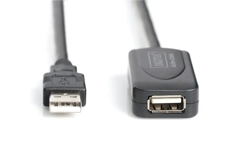 Активний подовжувач із чипом USB AM-AF Digitus 20m black - фото 5