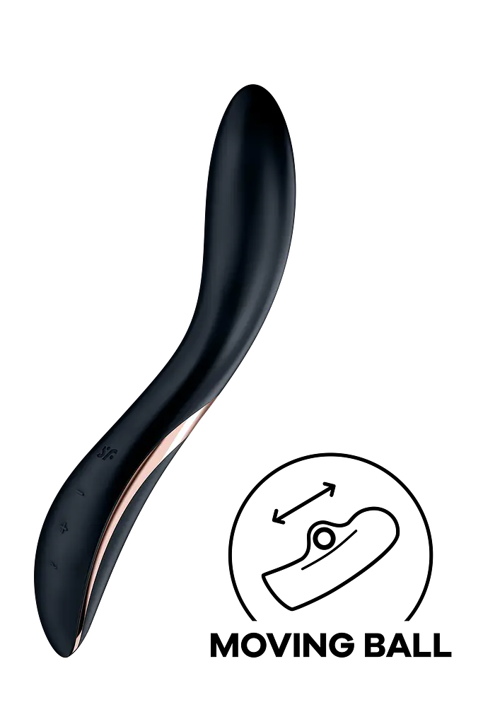 Вібратор Satisfyer Rrrolling Explosion для точки G, 22х3.6 см чорний - фото 2