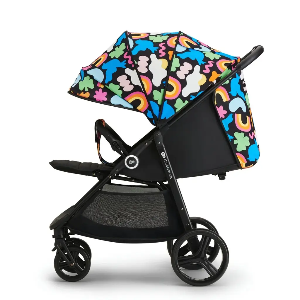 Прогулянкова коляска Kinderkraft Grande Plus Happy Shapes - фото 7