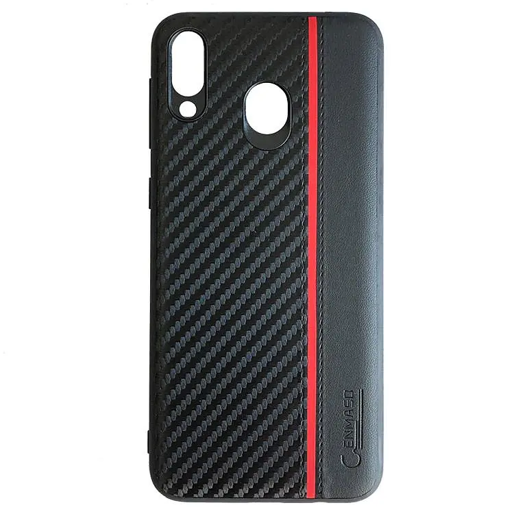 Чохол накладка Primo Cenmaso для Samsung Galaxy M20 2019 ( SMM205 ) Black&Red - фото 3