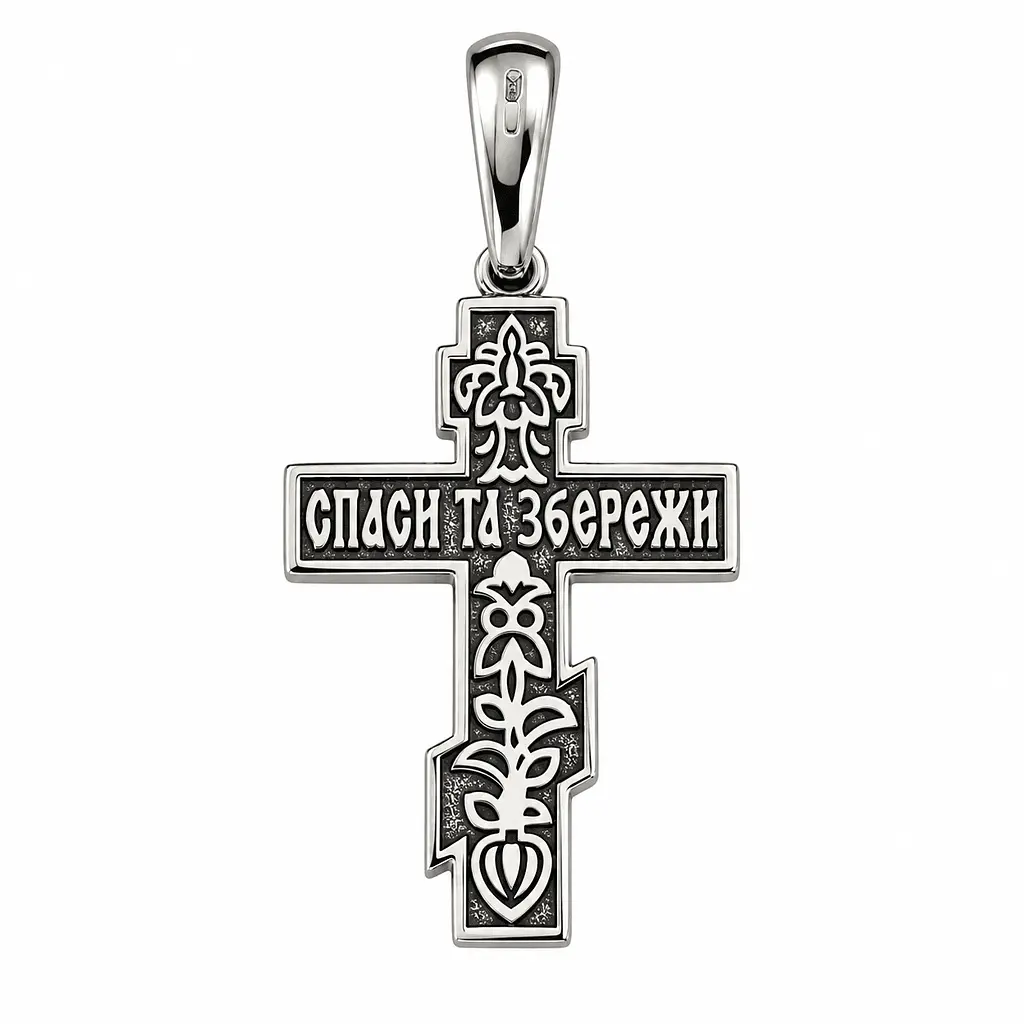 Срібний хрест (5188) - фото 4