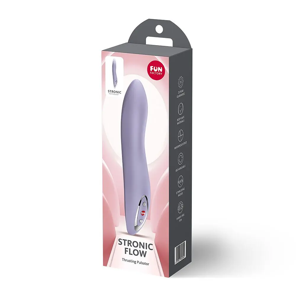 Пульсатор Fun Factory Stronic Flow Light Violet, 8 режимів роботи, перезаряджуваний - фото 7