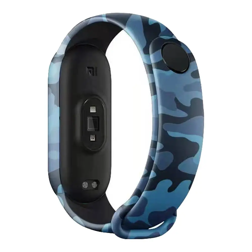 Ремінець ANCHOR Xiaomi Mi Band 7/Mi Band 6/Mi Band 5 Сamouflage Blue (32364_2917248) - фото 3