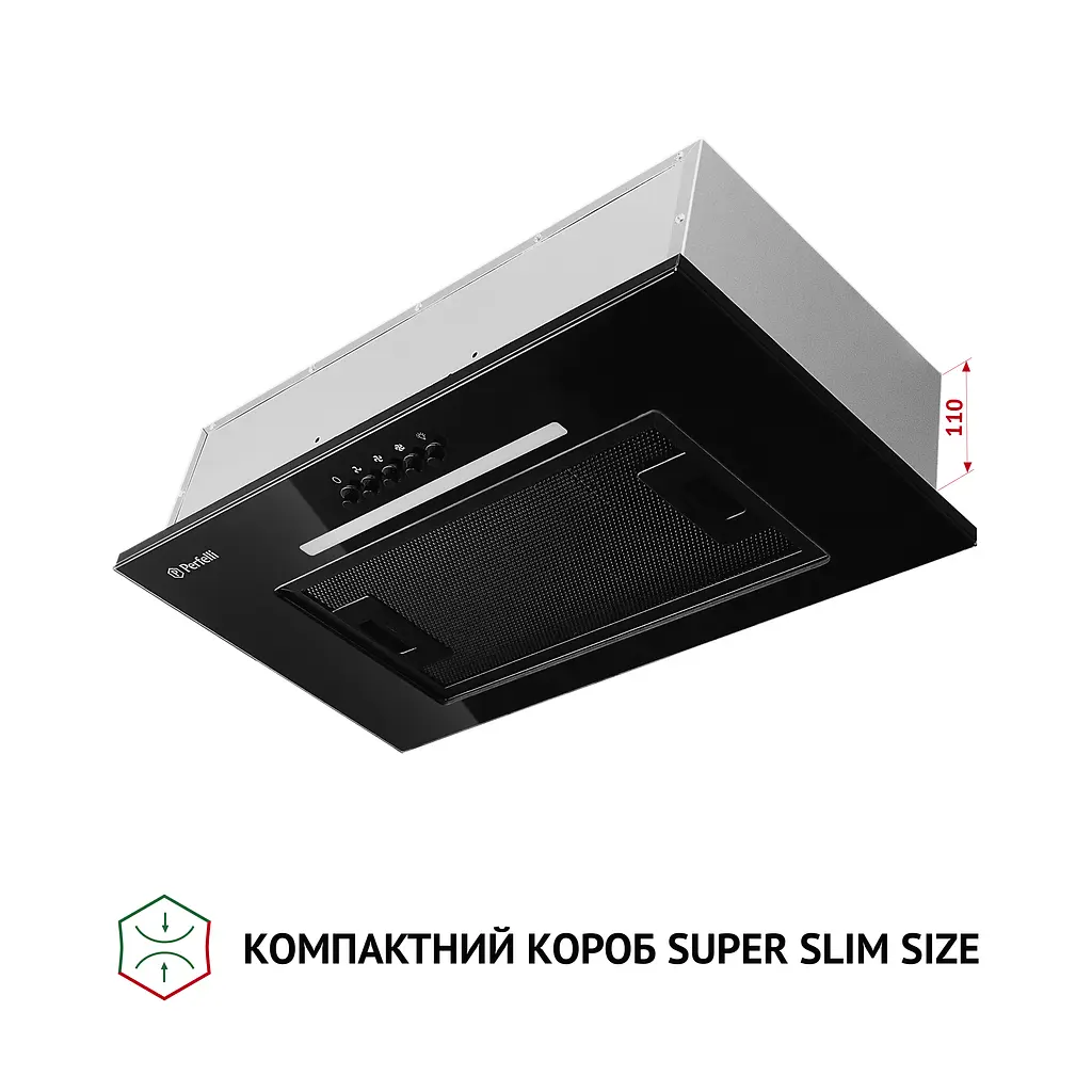 Витяжка повновбудована PERFELLI BI 5256 BL 700 LED - фото 3