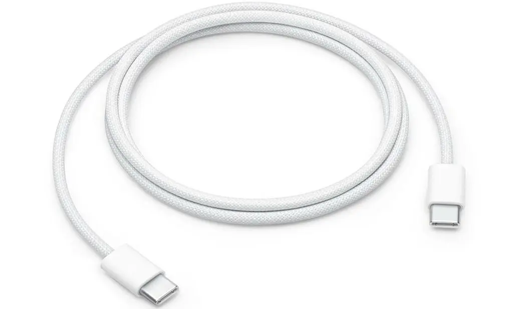 Кабель Apple USB-C Charge Cable 60W 1m White (MQKJ3) - фото 2