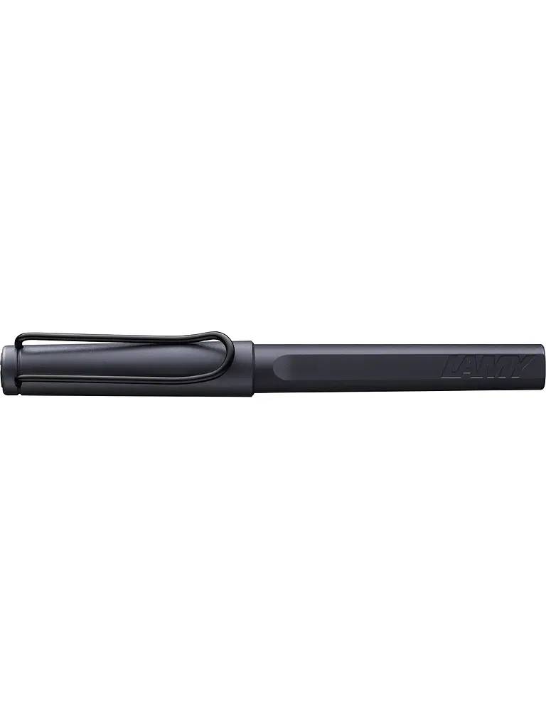 Ручка-ролер Lamy Safari Сталева чорна, Стрижень M63 1,0 мм Синій (4032322) - фото 4
