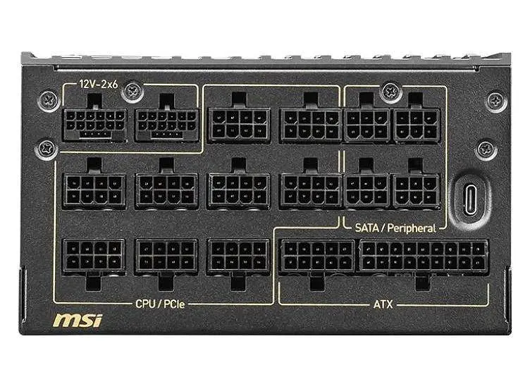 Блок живлення MSI MEG Ai1600T PCIE5 1600W - фото 3