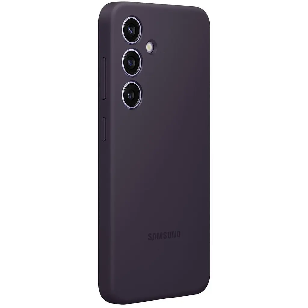 Оригінальний силіконовий чохол Silicone Case для Samsung Galaxy S24 Plus (S926) EF-PS926TEEGWW Dark Violet - фото 5