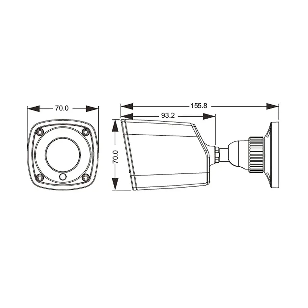 AHD-відеокамера 4Mp TVT TD-7441AE (D/IR1) f=3.6mm (77-00122) - фото 2