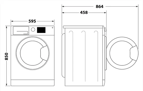 Пральна машина Whirlpool WRBSS 6239 W UA (869991673000) - фото 5
