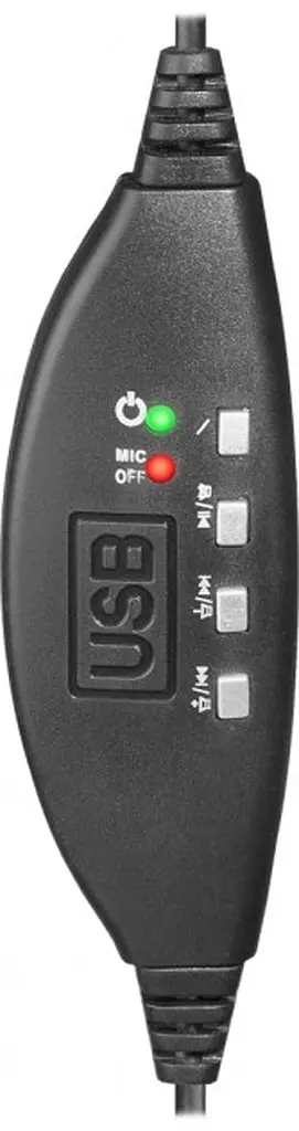 Ігрові навушники провідні – гарнітура Defender Gryphon 750U USB Чорна - фото 3