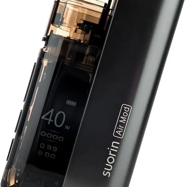 Под-система электронная сигарета Suorin Air Mod 40 W Pod 1500 mAh 3 ml Kit Black (sn1393) - фото 3