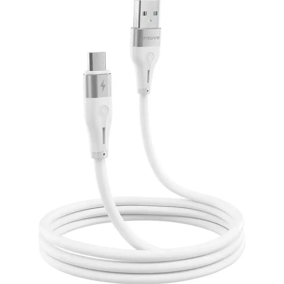 Кабель Proove Soft Silicone USB-A to Micro-USB 2.4A 1m White (CCSO20001302) [130626] - фото 2