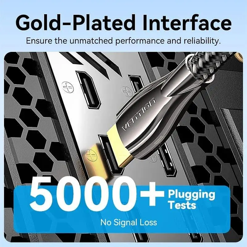 Кабель Vention HDMI-HDMI V 2.0 0.5 м (ALMBD) - фото 6