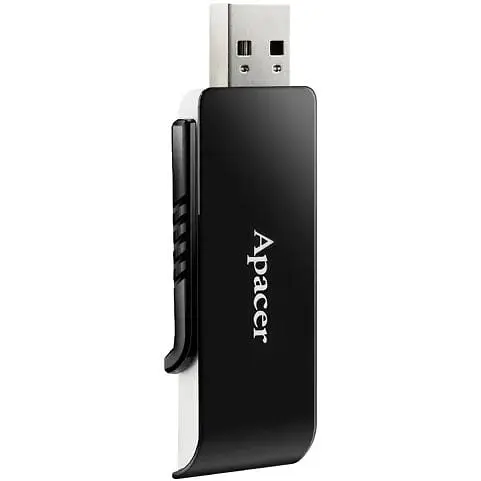 USB флеш-накопичувач Apacer AH350 64GB USB-A 3.0 Black (AP64GAH350B-1) [40398] - фото 2