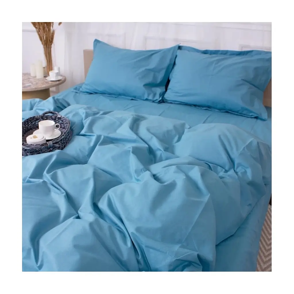 Постільна білизна MirSon Poplin Line 067 Green wave 110x140 (2200006277392) - фото 3