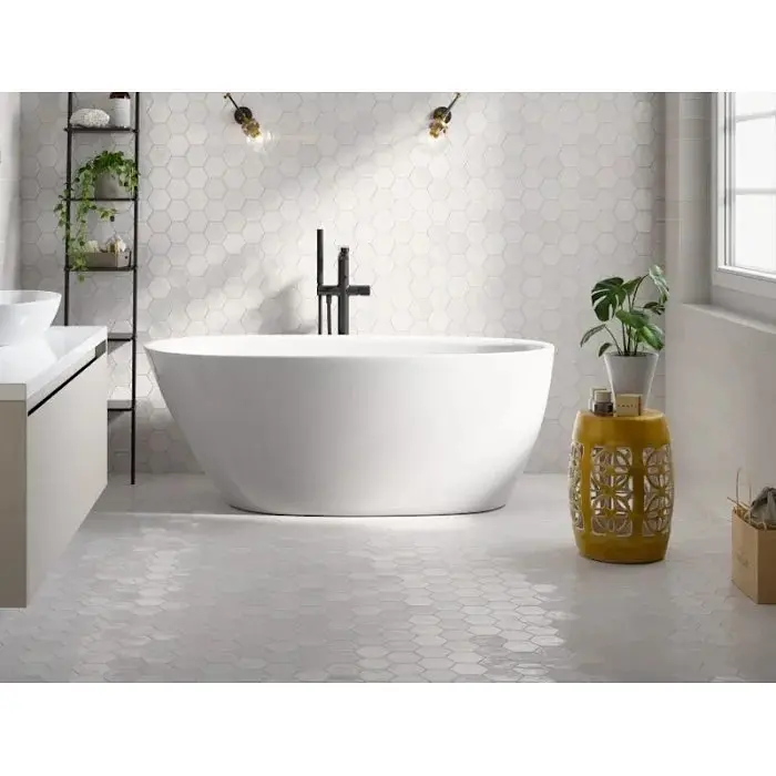 Ванна акриловая Radaway Carolina 150х73 отдельно стоящая с ножками + сифон (WA1-53-150x073U) - фото 4
