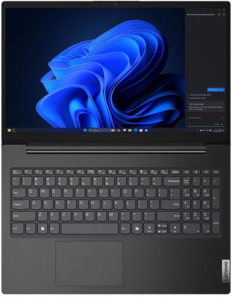 Lenovo Ноутбук Lenovo V15-G5 15.6" FHD IPS AG, Intel i3-1315U, 8GB, F512GB, UMA, Win11P, чорний - фото 4