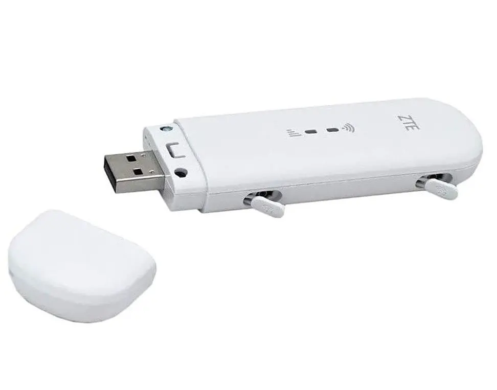 Модем-роутер 3G 4G ZTE MF79U с Wi-Fi модулем белый - фото 2