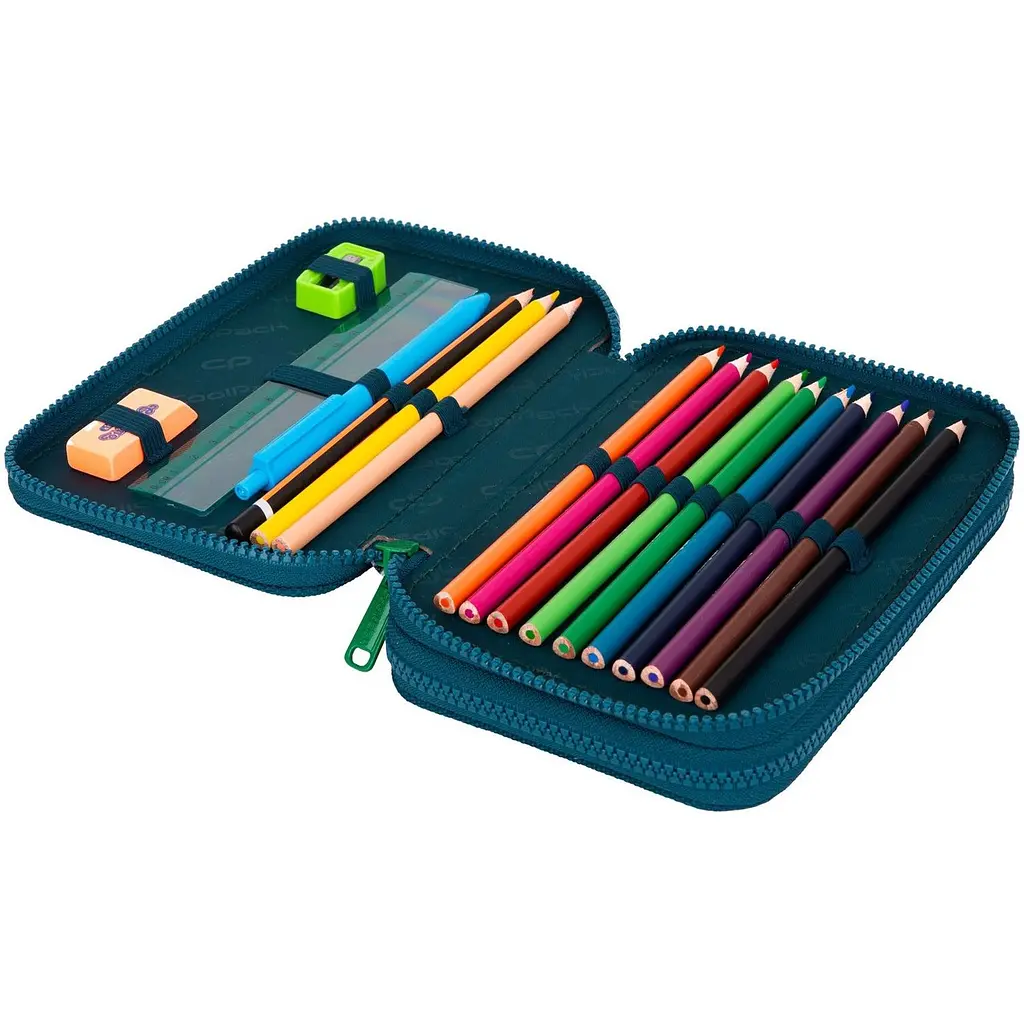 Пенал з наповненням CoolPack Jumper 2 Sunny Day, 2 відділення (F066663) - фото 2