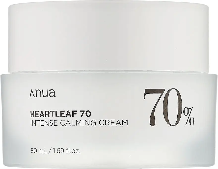 Заспокійливий крем для обличчя 50 мл Anua Heartleaf 70% Intense Calming Cream