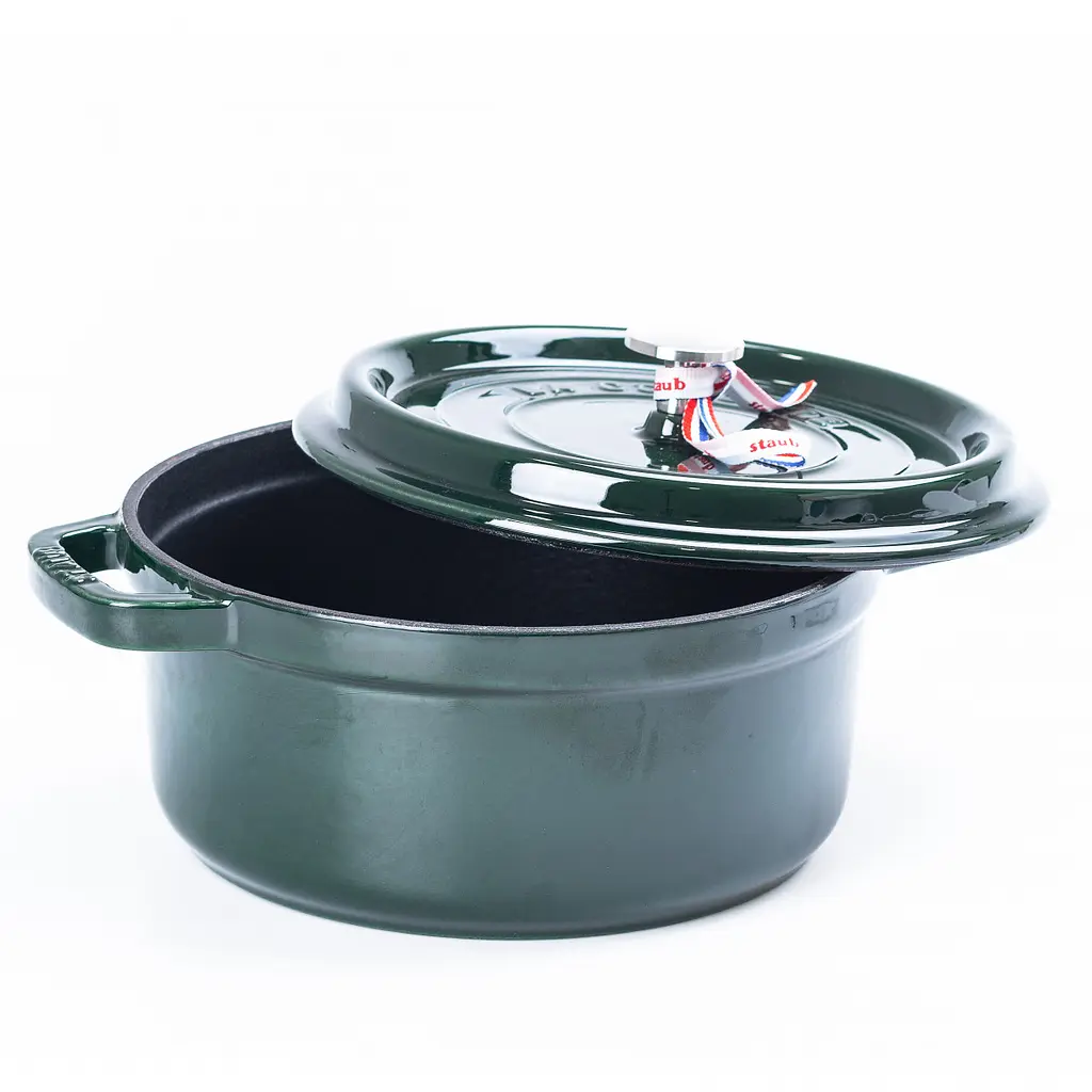Каструля чавунна TS Kitchen Staub HPFLG3 GREEN 23 см 3л