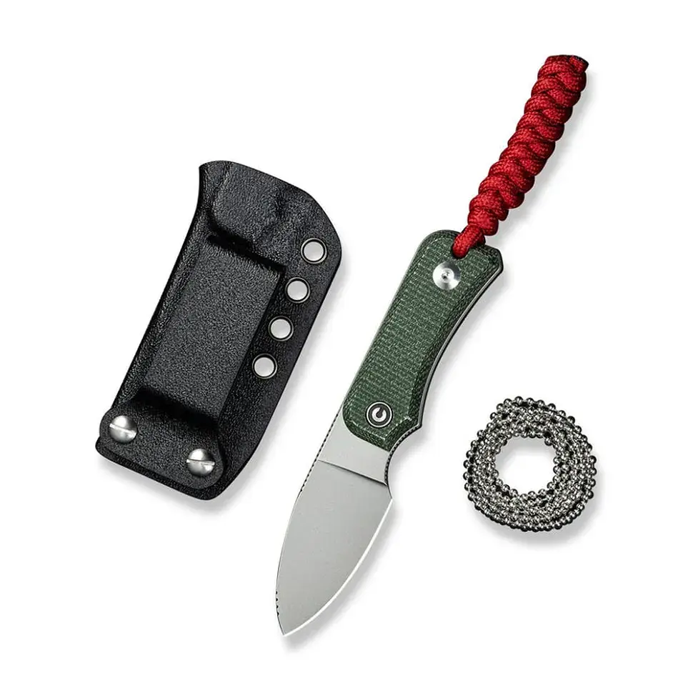 Ніж Civivi Baby Banter Fixed Blade, Green Micarta, Satin (C23045-2)