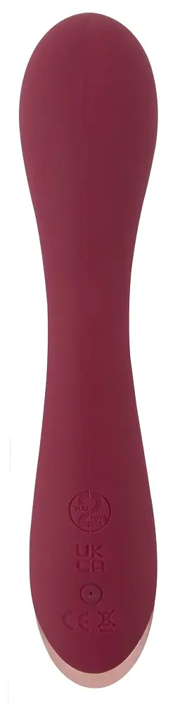 Вібратор Magic Shiver G-Spot 18.2 см бордовий - фото 3