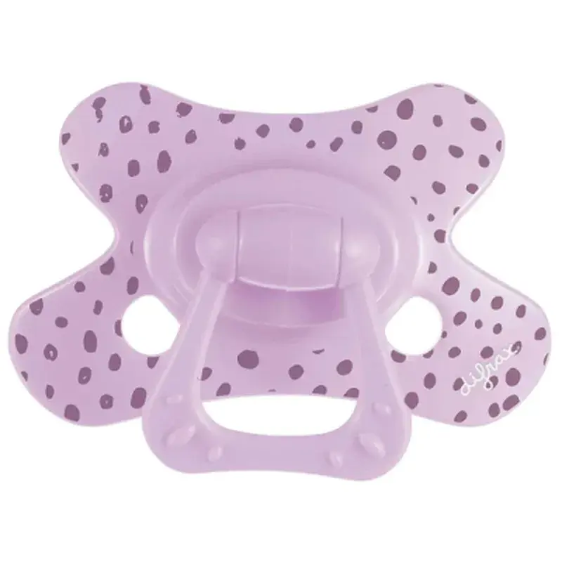 Пустушка Difrax Natural, 6+ міс (127 Lilac_dots)
