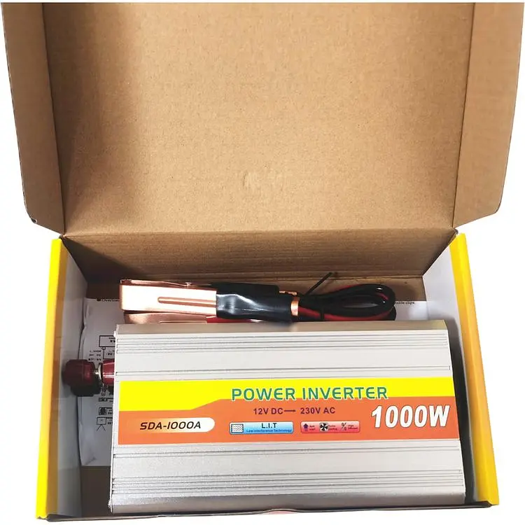 Преобразователь напряжения 1000 Вт XPRO 12 В на 220 В (MER-15279_967) - фото 6