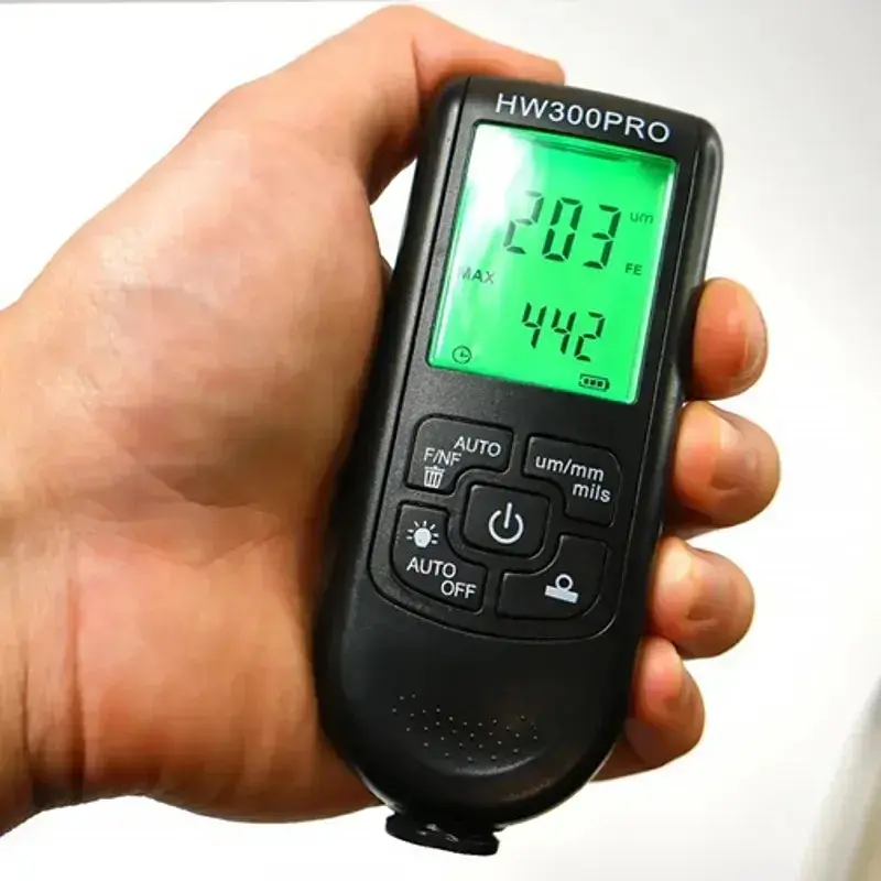 Товщиномір фарби Nectronix HW300pro для авто в діапазоні 0-2000 мкм чорний - фото 2