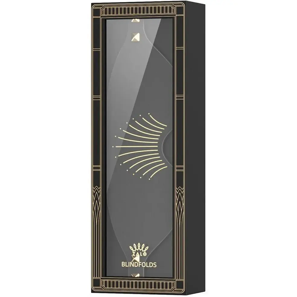 Розкішна маска на очі Zalo Blindfolds Black - фото 4