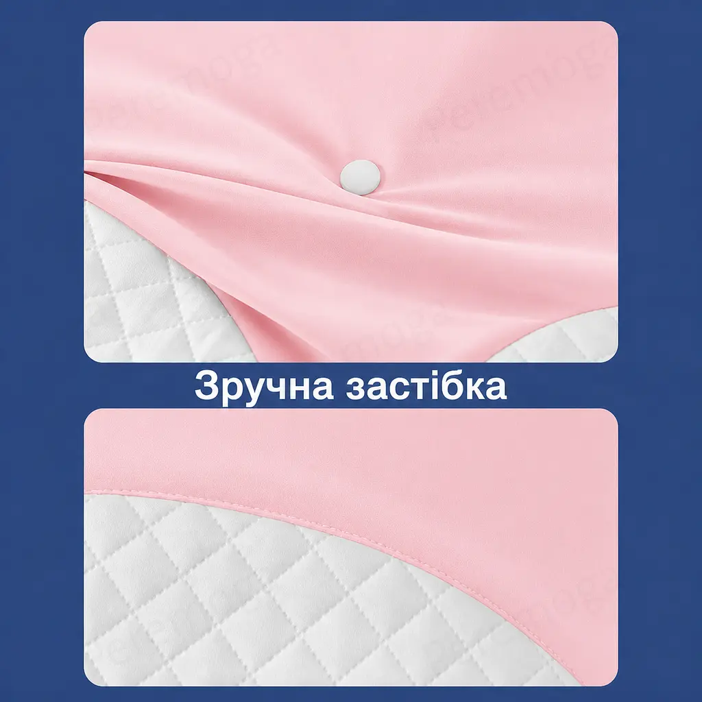 Знімна наволочка для подушки Solve Метелик рожево-біла 62 x 41 см (KT8001204-N) - фото 6