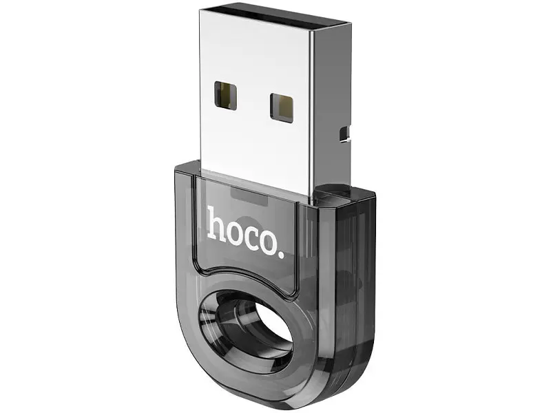 Bluetooth-адаптер Hoco UA28 v5.1 Black - фото 3