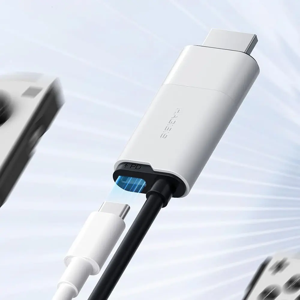 Зовнішня карта відеозахоплення (кабель) Xiaomi HAGiBiS HDMI на USB / Type-C 1080P@60fps 100W PD (UHC10) - фото 8