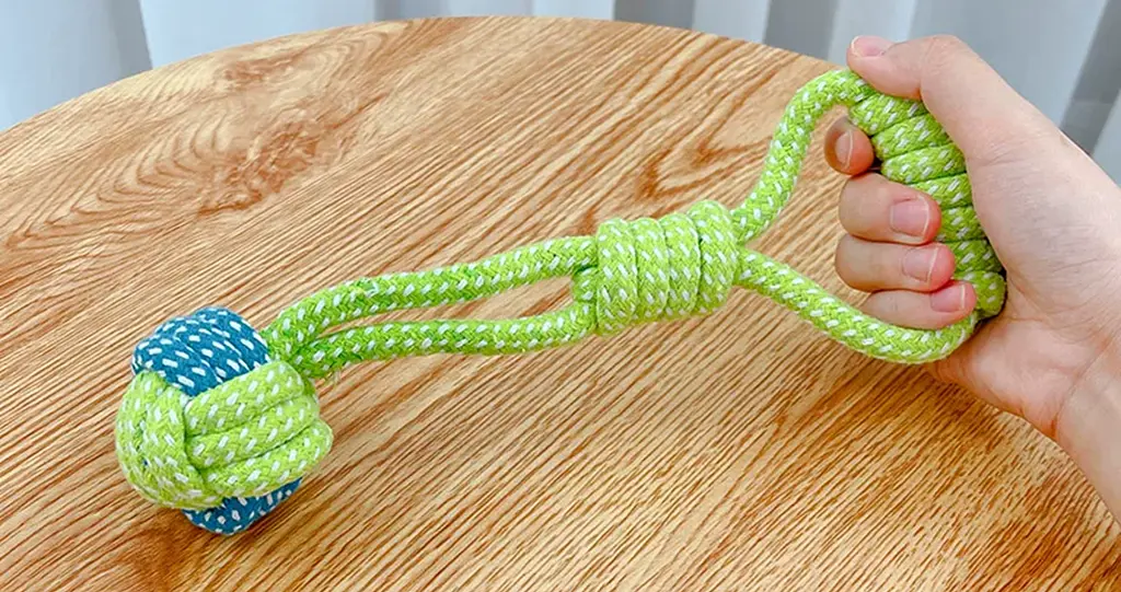 Жувальна іграшка-канат для собак Derby Braided Dog Rope Toy - фото 2