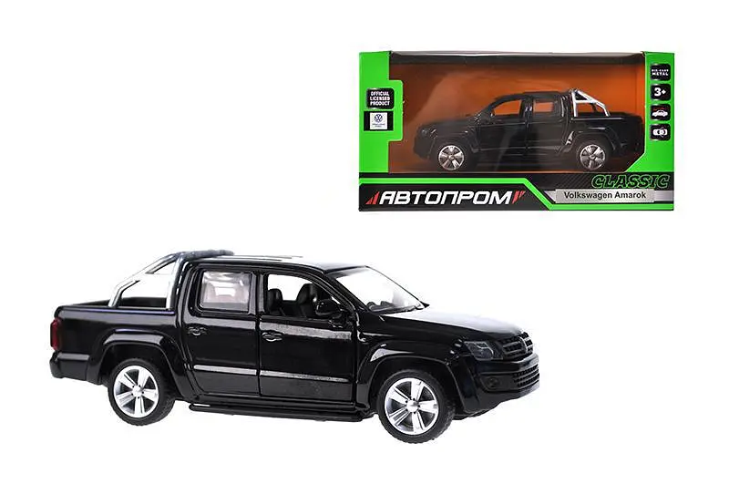 Колекційна металева модель автомобіля Volkswagen Amarok з дверима, що відкриваються АВТОПРОМ (10025)
