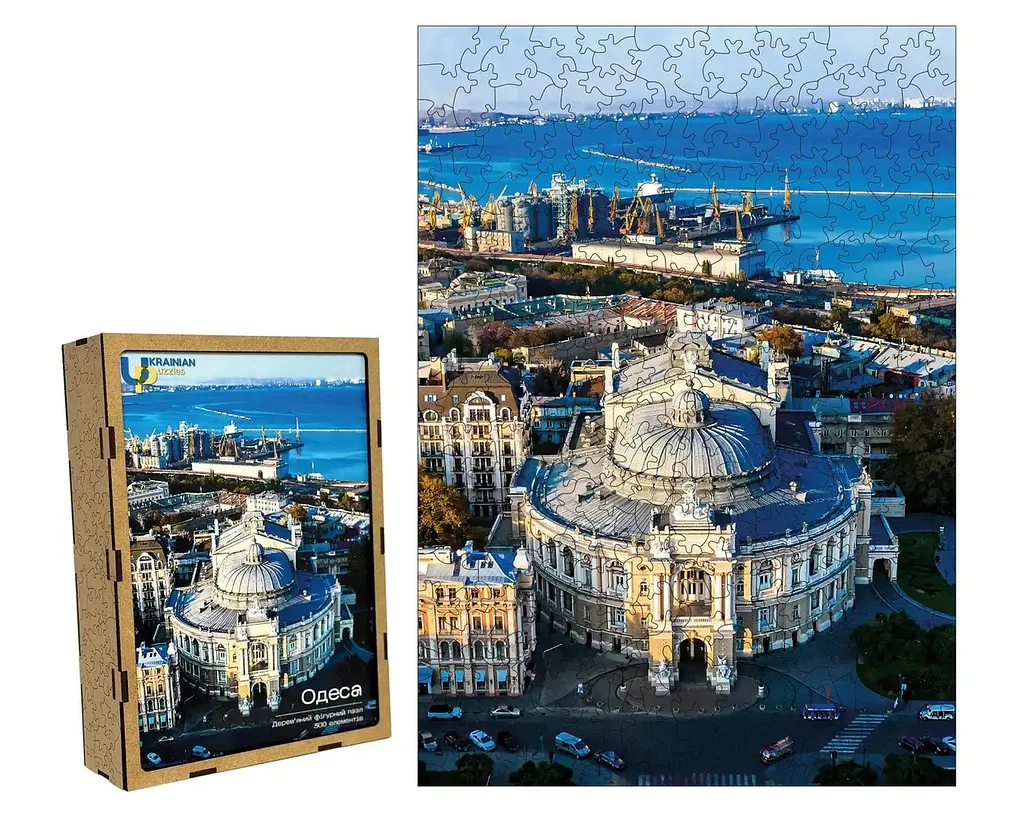 Пазл дерев`яний UkrainianPuzzles Одеса - фото 4