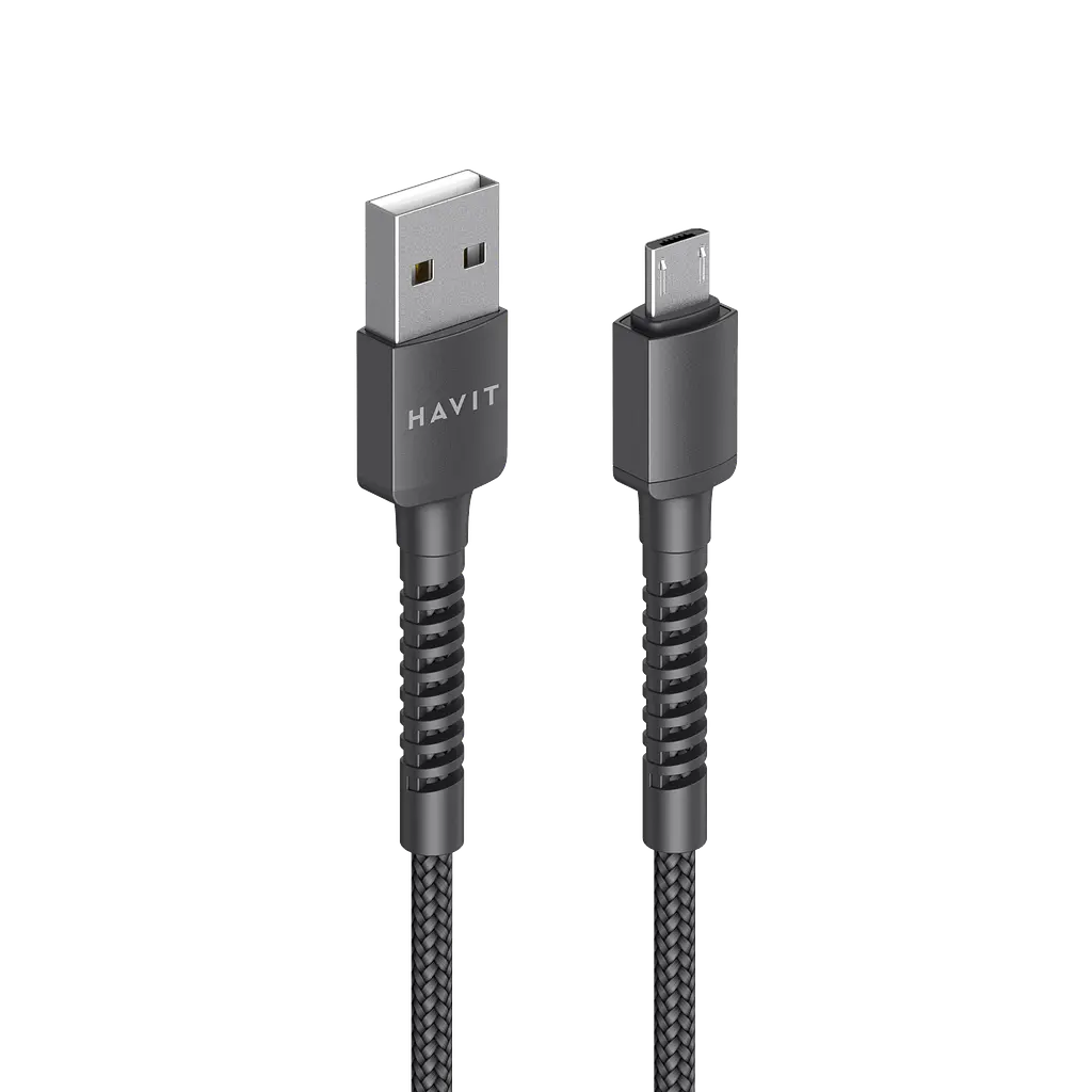 Кабель Micro USB HAVIT HV-CB6195 2.1A 1м HAVIT (27839-000) - фото 4
